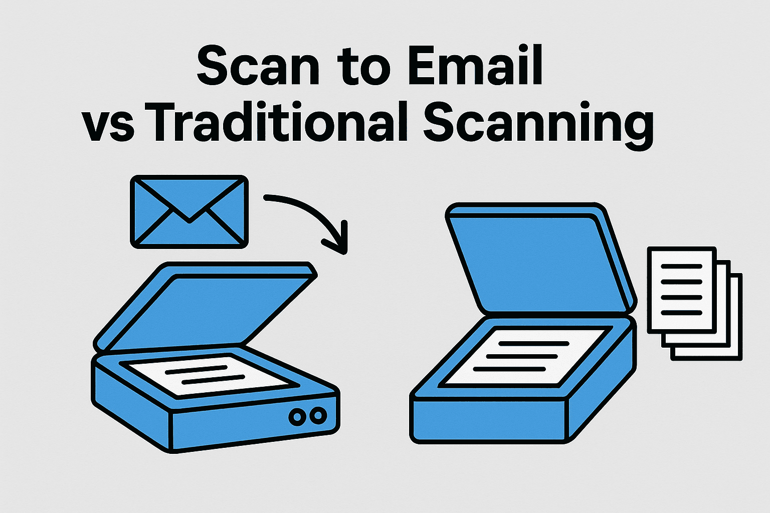 Scan to Email vs. Traditional Scanning: Which one will win?